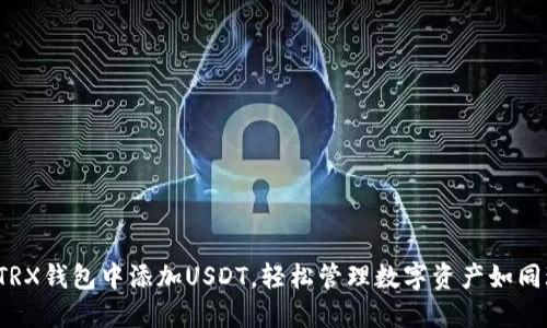 教你如何在TRX钱包中添加USDT，轻松管理数字资产如同玩拼图游戏！
