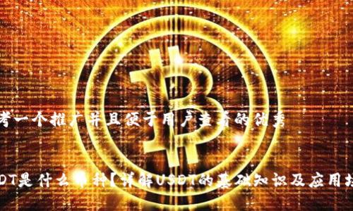 思考一个推广并且便于用户查看的优秀


USDT是什么币种？详解USDT的基础知识及应用场景